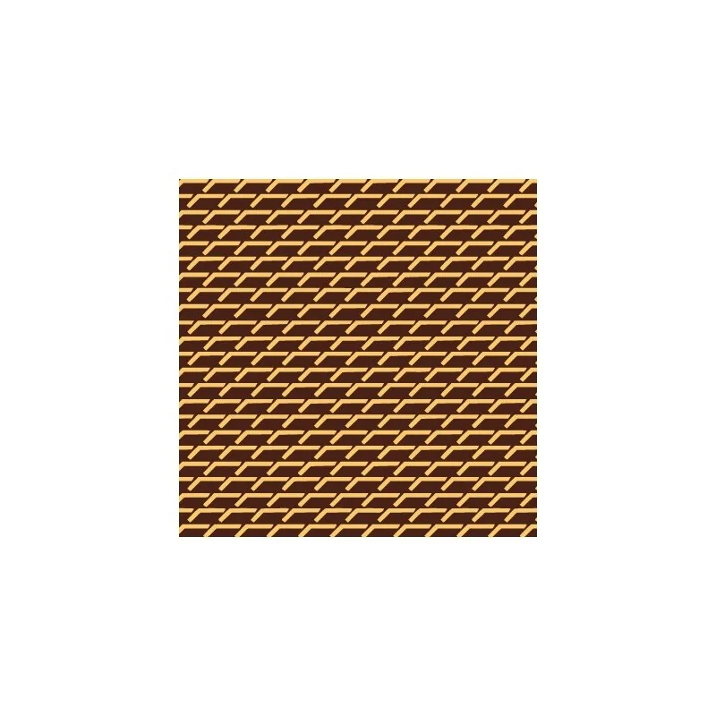 Fence Chocolate Transfer Sheets - 360 mm x 250 mm - 10 sheets Fence Chocolate Transfer Sheets - 360 mm x 250 mm - 10 sheets