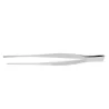 Chef Precision Stainless Steel Straight Tweezers Fine Tip for Plate Decorating - 21 cm