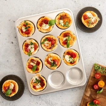 Nordic Ware Naturals® Aluminum 12 Cavity Muffin Pan