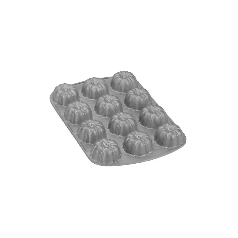 Nordic Ware Commercial Cast Aluminum Mini Bundt Cakes Pan - 12 Cavity Nordic Ware Commercial Cast Aluminum Mini Bundt Cakes Pan - 12 Cavity