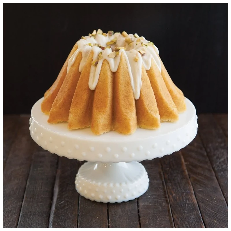 Nordic Ware Little Bundts® Commercial Cast Aluminum Lotus Bundt Pan - 5 Cup Capacity