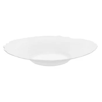 Handcrafted Fine Porcelain Gourmet Bowl 28 cm - Height 4.5 cm - Set of 4