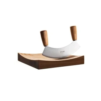 Triangle Cutting Board For Mincing Knife. Ash Wood