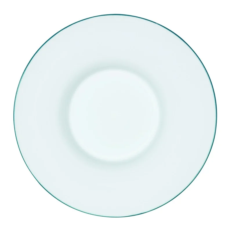 Handcrafted Fine Porcelain Gourmet Bowl Water Line 28 cm - Height 4.5 cm - Set of 4 Handcrafted Fine Porcelain Gourmet Bowl Water Line 28 cm - Height 4.5 cm - Set of 4