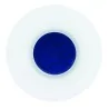 Handcrafted Fine Porcelain Gourmet Bowl Cobalt 28 cm - Height 4.5 cm - Set of 4