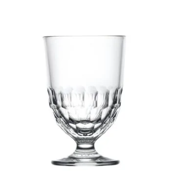 La Rochere Artois Water Glass Ht: 5" - Diam: 3.25"- Oz: 9.5 oz. - Set of 6