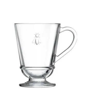 La Rochere Bee Coffee Mug Ht: 4.5"- Diam: 3"- Oz: 9 oz. - Set of 6