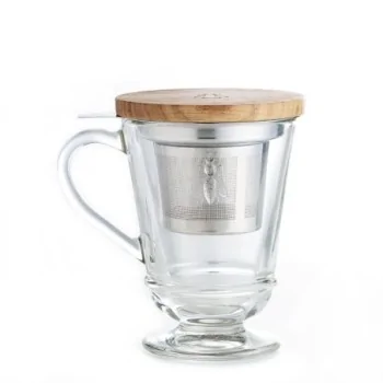 La Rochere Bee Tea Infuser mug Ht: 4.5" - Diam: 3"- Oz: 9 oz. - 1 Piece