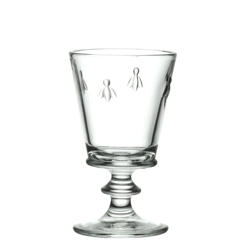 La Rochere Bee Wine Glass Ht: 5.5" - Diam: 3.25"- Oz: 8 oz. - Set of 6