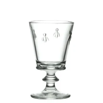 La Rochere Bee Wine Glass Ht: 5.5" - Diam: 3.25"- Oz: 8 oz. - Set of 4