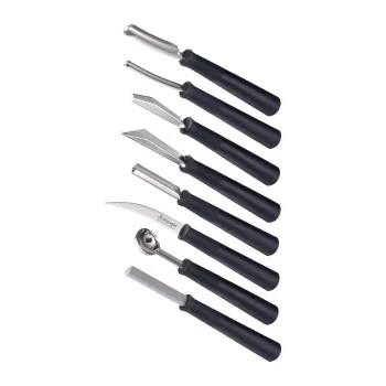 Triangle Carving Tool Set "Professional". 8 - Piece