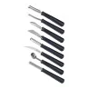 Triangle Carving Tool Set "Professional". 8 - Piece