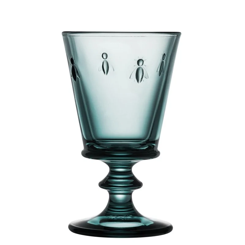 La Rochere Bee Wine Glass Night Sky Ht: 5.5" - Diam: 3.25"- Oz: 8 oz. - Set of 6