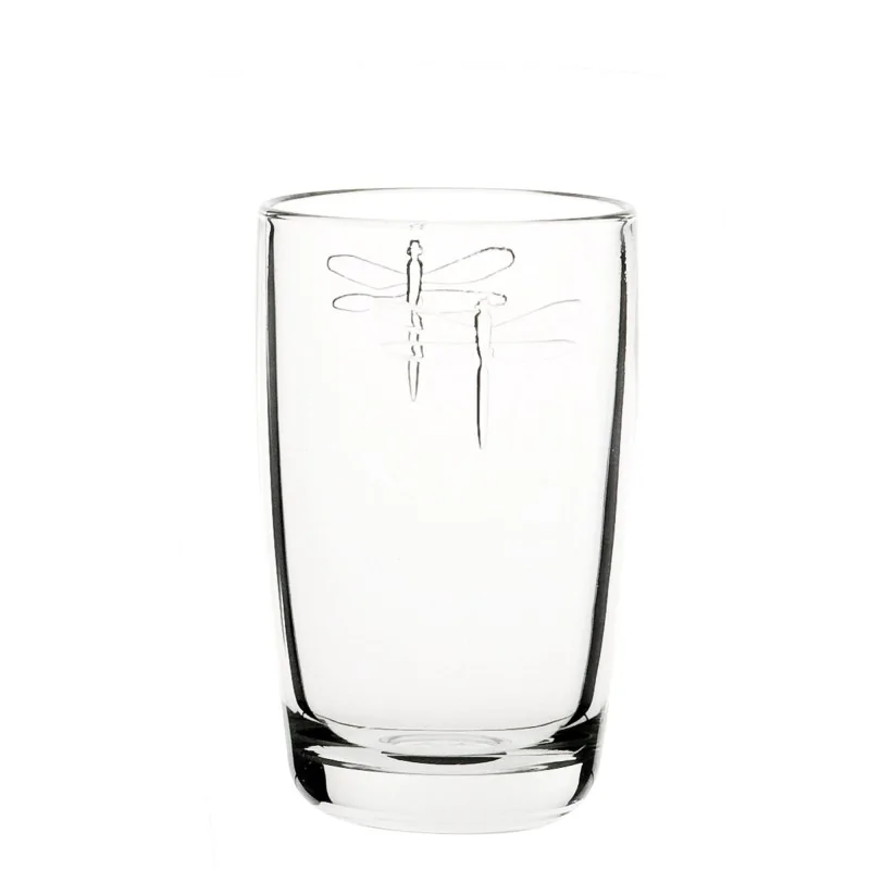 La Rochere Dragonfly Juice Glass Ht: 5" - Diam: 3.25"- Oz: 13.5 oz. - Set of 6