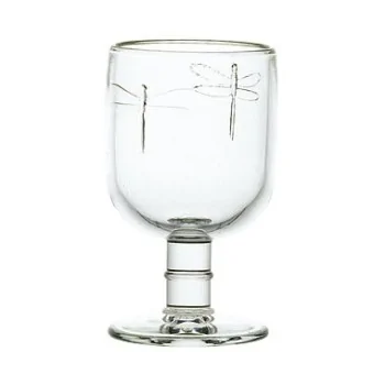 La Rochere Dragonfly Wine Glass Ht: 5.25" - Diam: 3"- Oz: 9 oz. - Set of 6