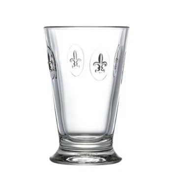 La Rochere Fleur de Lys Ice Tea Glass Ht: 5.5" - Diam: 3.25"- Oz: 10 oz. - Set of 6