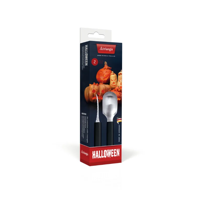 Triangle Pumpkin Carving Set. 2 - Piece