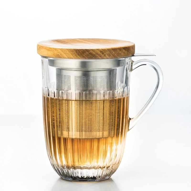 La Rochere Ouessant Tea Infuser Mug Ht: 4.5" - Diam: 3.5"- Oz: 13.5 oz. - 1 Piece
