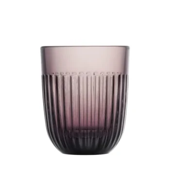 La Rochere Ouessant Tumbler Eggplant Ht: 4.5"- Diam: 3.25"- Oz: 10 oz. - Set of 6
