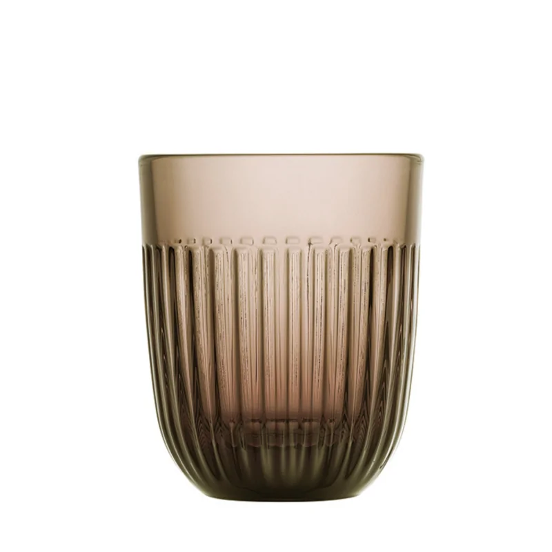 La Rochere Ouessant Tumbler Mocha Ht: 4.5"- Diam: 3.25"- Oz: 10 oz. - Set of 6