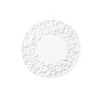 Handcrafted Fine Porcelain Flat Rounded Plate 23 cm - Without Glaze - Set of 6