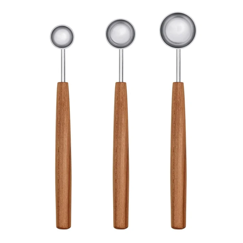 Triangle Spice Measuring Spoon Set. 3 - Piece. Boxed Triangle Spice Measuring Spoon Set. 3 - Piece. Boxed