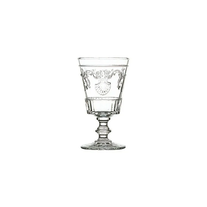 La Rochere Versailles Water Glass Ht: 6.5" - Diam: 3.75"- Oz: 13.5 oz. - Set of 6