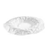 Handcrafted Fine Porcelain Gourmet Bowl "Bended" 28 cm - Height 4.5 cm - With Glaze - Set of 4