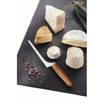 Triangle Cheese Knife Sense. Narrow. Plum Wood