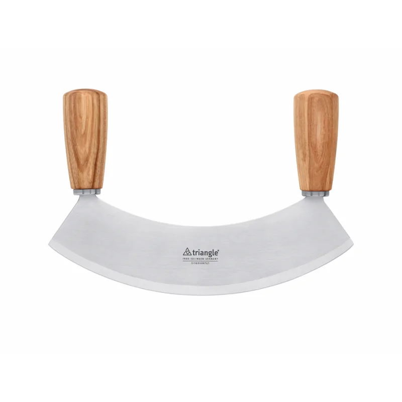 Triangle Mincing Knife Soul Ash Wood 23 cm. Tempered. Boxed Triangle Mincing Knife Soul Ash Wood 23 cm. Tempered. Boxed