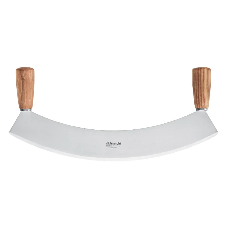 Triangle Mincing Knife Soul Ash Wood 36 cm. Tempered. Boxed