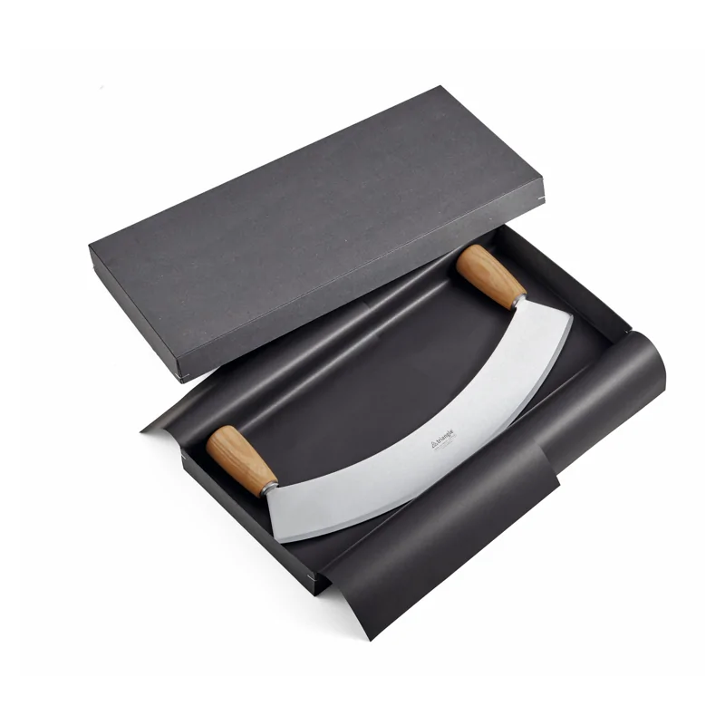 Triangle Mincing Knife Soul Ash Wood 36 cm. Tempered. Boxed