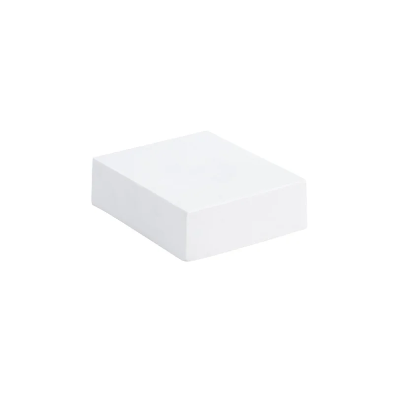 Handcrafted Fine Porcelain Cube 8.5 x 7.5 x 2.5 cm - Set of 6