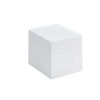 Handcrafted Fine Porcelain Cube 8.5 x 7.5 x 7.5 cm - Set of 6
