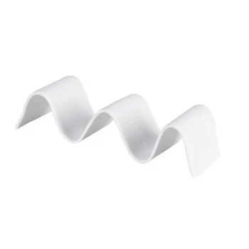 Handcrafted Fine Porcelain Tacos Holder "3 Waves" 18 x 5 x 4 cm - Set of 6