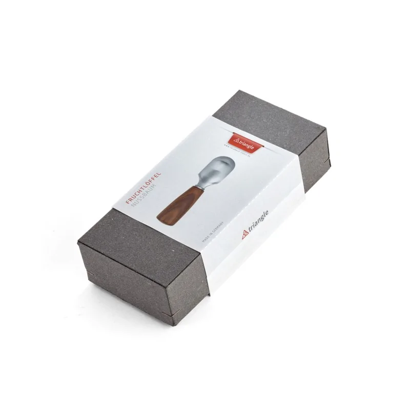 Triangle Fruit Spoon Soul Walnut. Boxed Triangle Fruit Spoon Soul Walnut. Boxed