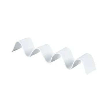 Handcrafted Fine Porcelain Tacos Holder "4 Waves" 28 x 5 x 4.5 cm - Set of 6