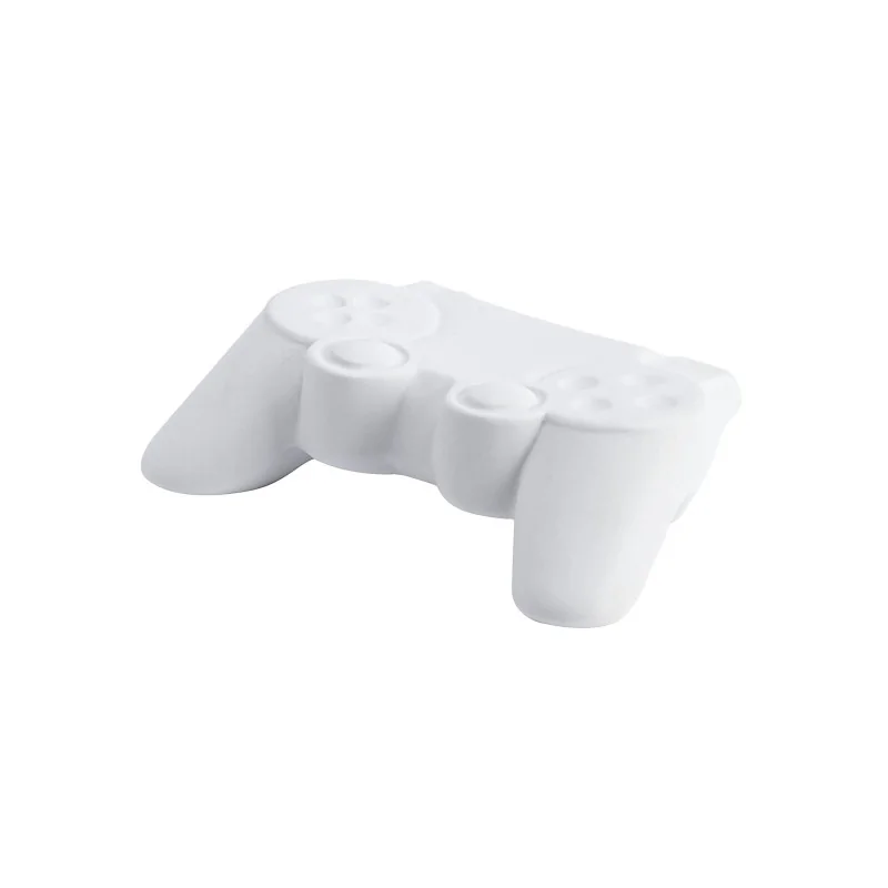 Handcrafted Fine Porcelain Joystick Plate 13 x 8 x 3.5 cm - Set of 4