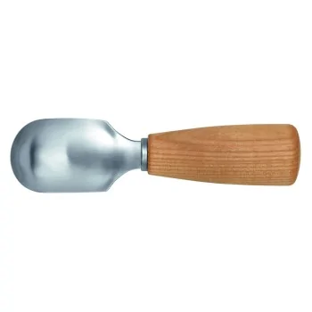 Triangle Fruit Spoon Soul Cherry Wood. Boxed