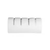 Handcrafted Fine Porcelain Waffle Holder 4 Seats 13 x 7 x 5.5 cm - Set of 8