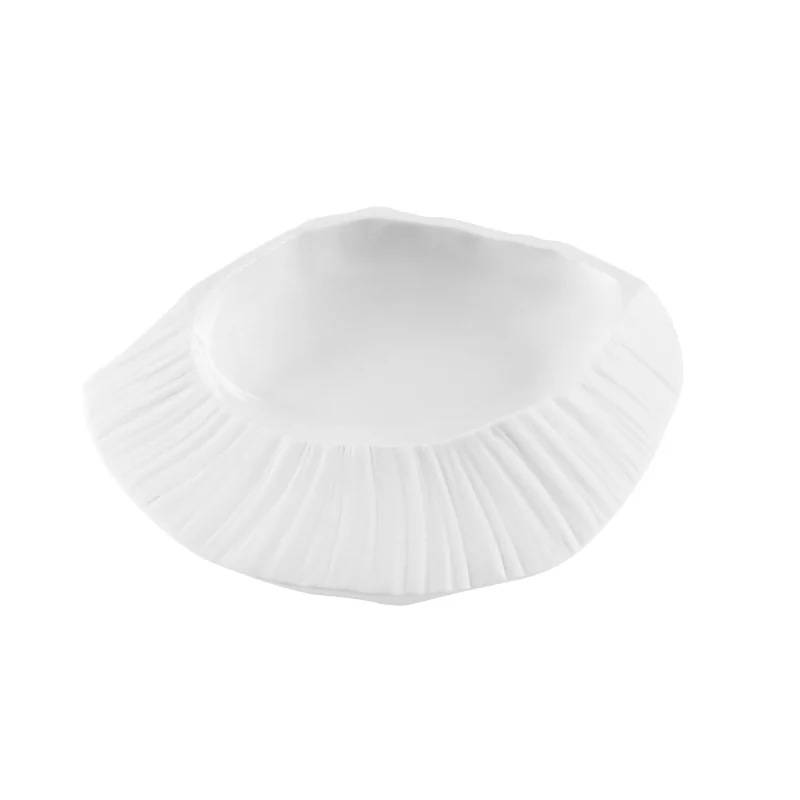Handcrafted Fine Porcelain Gourmet Plate Origami 17.5 x 16 x 6.5 cm - Set of 4 Handcrafted Fine Porcelain Gourmet Plate Origami 17.5 x 16 x 6.5 cm - Set of 4