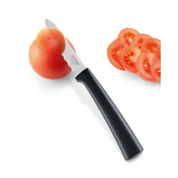 Triangle Tomato Knife. Waved Serration