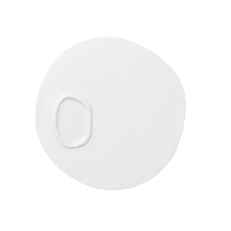 Handcrafted Fine Porcelain Flat Plate Duos 27 cm - Set of 6 Handcrafted Fine Porcelain Flat Plate Duos 27 cm - Set of 6
