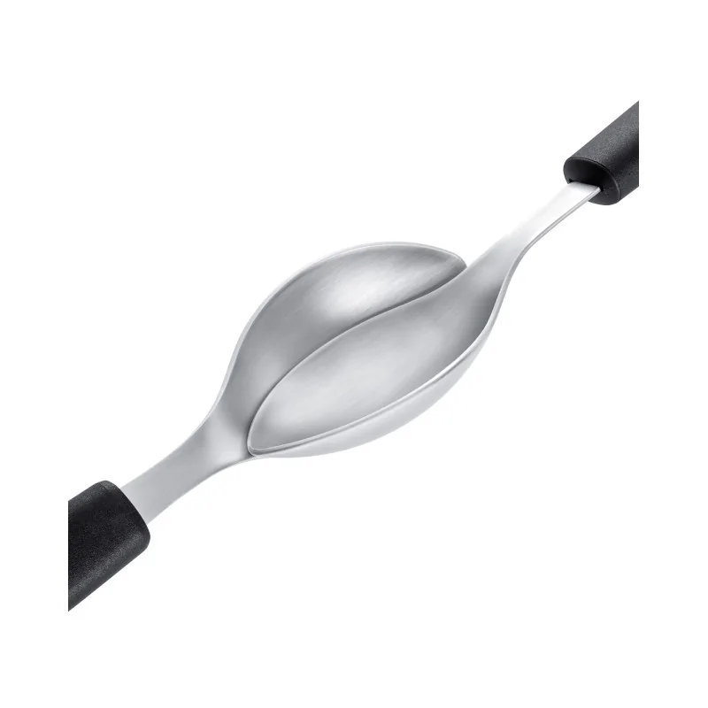 Triangle Quenelle Spoon. Large. Carded Triangle Quenelle Spoon. Large. Carded