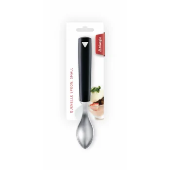 Triangle Quenelle Spoon. Small. Carded