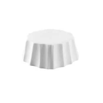 Handcrafted Fine Porcelain Gourmet Podium Impero 6 cm - Height 3 cm - Set of 12