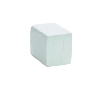 Handcrafted Fine Porcelain Cube Cast Effect 8 x 7 x 8 cm - Set of 6
