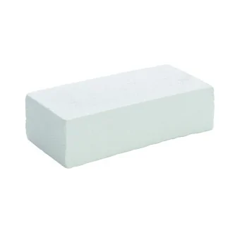 Handcrafted Fine Porcelain Rectangular Brick Effect 18.5 x 9 x 5 cm - Set of 4