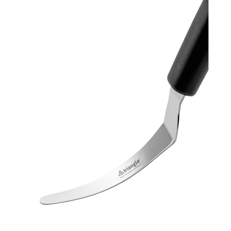 Triangle Confiserie Spatula. Cranked. 7.5 cm Triangle Confiserie Spatula. Cranked. 7.5 cm