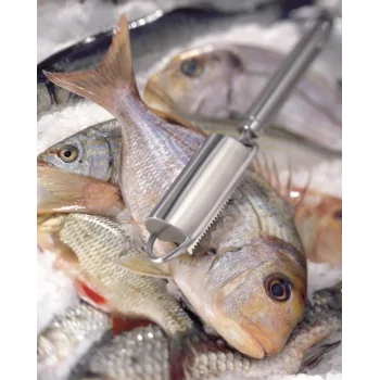 Triangle Fish Scaler. Boxed